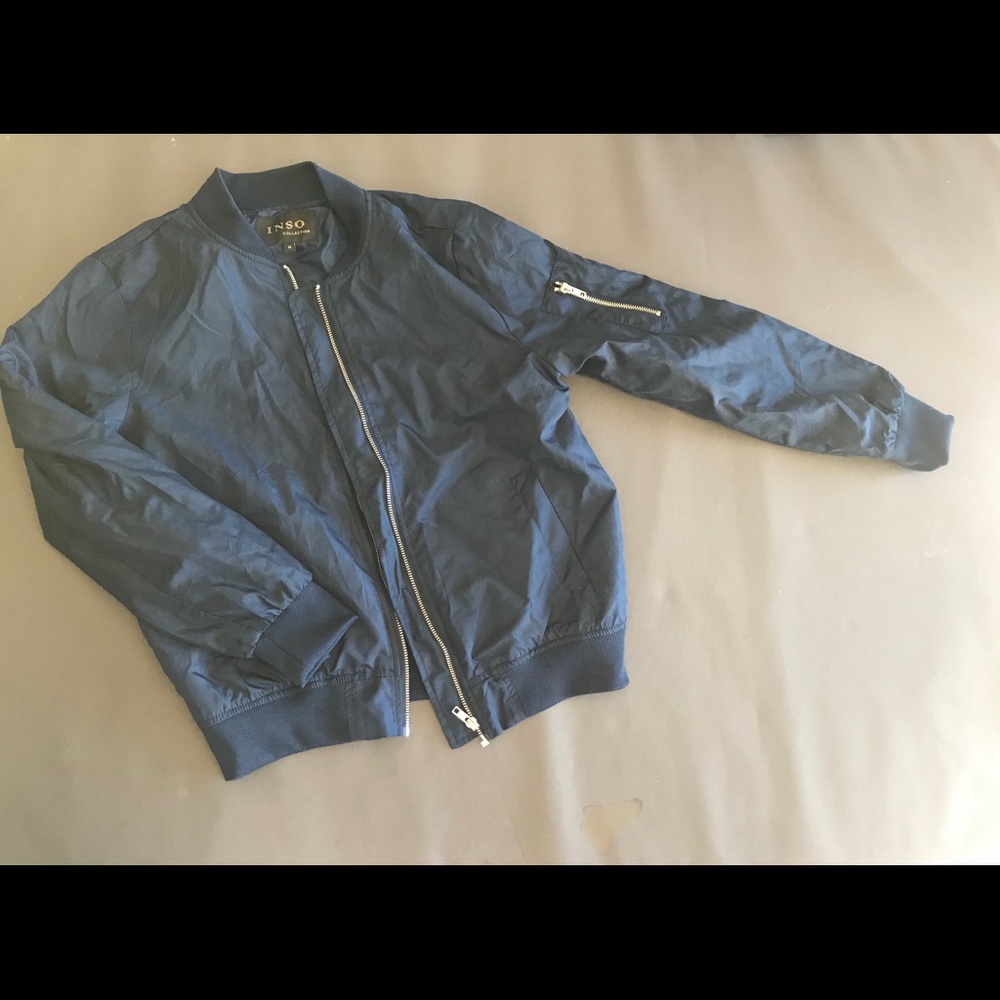 Blue bomber jacket - Picture 3 of 8